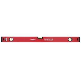 GEPCO Industrial Spirit Level 30-180 cm Aluminium 1.2 mm Measuring Scales Construction Scales 3 Levels Measuring Tolerance: 0.5 mm/m 80 cm