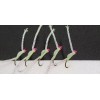 fly-- flies FLY-FLIES-ICE JIGS (* PINK BEAD HEAD GLOW WORWS