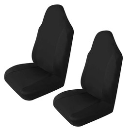 DAIVARNING Universal Seat Covers for Cars, Mini Vehicles and Front Seats Elastic Mesh Fabric (Set of 2)
