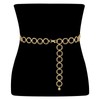 JasGood Multi-layer waist chain belt, women's adjustable body link belt