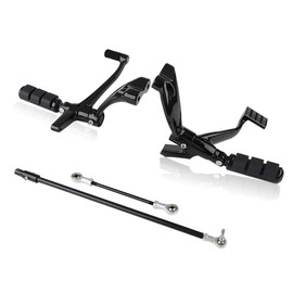 XFMT Motorcycle Black Standard Forward Control Kits W/Footpegs Levers Linkages For Harley Sportster XL883 XL1200 2014-2022