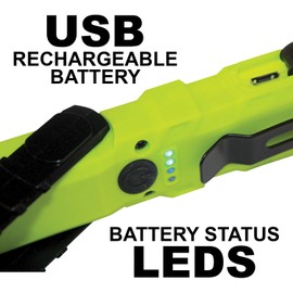 Clore Automotive Light-N-Carry LNCMINI"MANTIS" Rechargeable COB LED Work Light for Mechanics, HVAC Technicians, Plumbers, Contractors