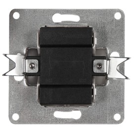 McPower Toggle Switch Cup 2-Way 250 V ~ / 10 A Flush-Mounted White Polished Modern Design