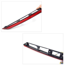 DATUIHAN 3D Optic Rear Red Lens Tail Light Trunk Fog Lamp ABS Housing Bulbs 2018-2019 2018-2020 for Toyota for Camry 2018-2020 -40-60 Centigrade Degree-Work Temperature Smooth