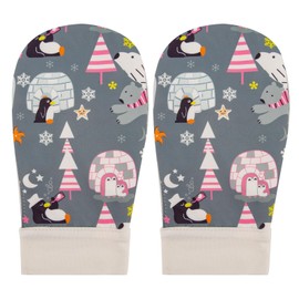 Waterproof Sensory Chew Gloves, Anti Finger Biting Compression Sensory Gloves, Sensory Gloves, Prevent Children From Biting Their Fingers, Bite Proof Gloves for Autism Down Syndrome Boys and Girls,