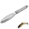 Fish Scaler Tool Stainless Steel Fish Scaler Remover No Mess,