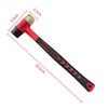 HOUSERAN Rubber Mallet, Rubber Mallet Hammer, Double-Face Hammer, Small Rubber