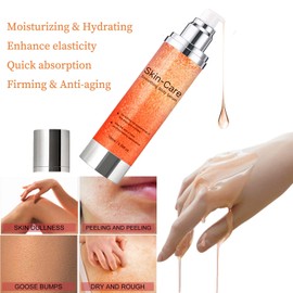 B Glossy Body Serum for Wrinkles,Hydrating Serum,Hydrating & Firming Anti-Aging & Wrinkle Smoothing Formula, with Vitamin E,Hyaluronic Acid, Fast-Absorbing