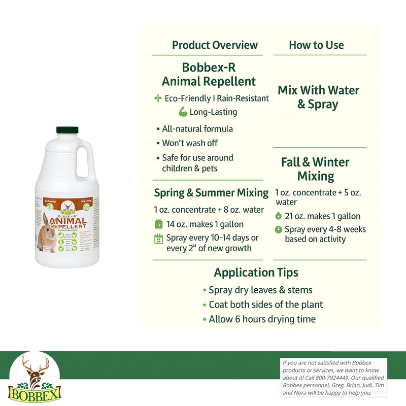 Bobbex 0.5 Gal. Bobbex-R Animal Repellent Concentrated Spray