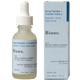 Serum Péptidos 3% + Centella Asiática | Reduce Arrugas y Signos de la Edad | Regenera, Hidrata y Reafirma | Antiedad + Calmante | Para Todo tipo de Piel | Skin Care | Biune. | 30 ml