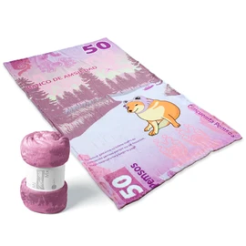 Mi Mantita Mx Frazada Cheems Ajolote Cobija Billete 50 Matrimonial
