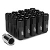 J2 Engineering LN-T7-010-15-BK Black 7075 Aluminum M12X1.5 16Pcs L: 60mm