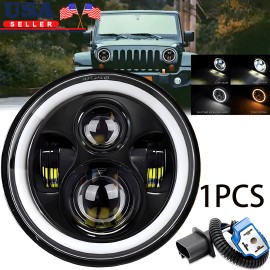 Unbranded DOT 60W 7" inch LED Headlight Hi/Lo Beam projector for Jeep Wrangler JK TJ LJ CJ