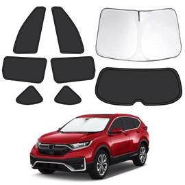 8pcs Car Window Shades for Honda CRV 2017-2022, Full Car Window Covers for Privacy, Sunshades for CRV Front Rear Windshield Side Windows to Block UV and Protect Privacy