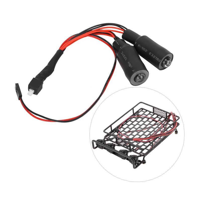 LED Headlight Light for 1/10 RC Crawler Axial SCX10 RC4WD