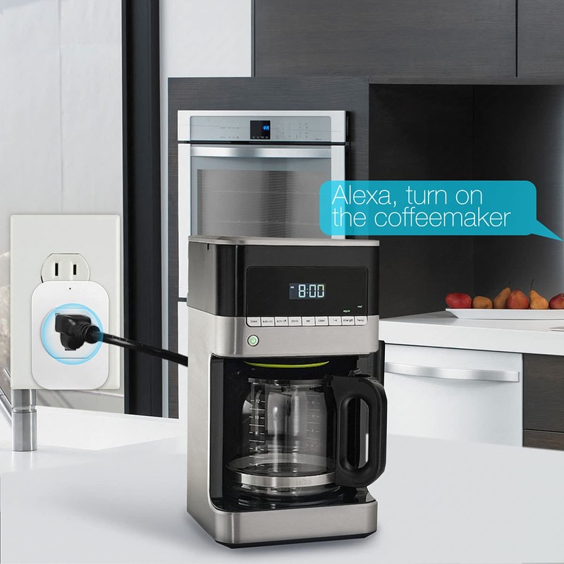 eco4life Smart Plug, WiFi Mini Plug Outlet, Compatible with Alexa