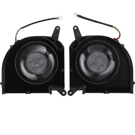Replacement CPU+GPU Cooling Fan for Gigabyte Aero 15 OLED, Aero 17 HDR XA, RP75XA RP77XA, Cooling Fan for Aorus 15G 17G YB XB WB KB SB YC XC YD XD KD, P/N: PLB07010S12HH (0.28 Inch Thick)
