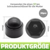 Pack of 30 Screw Caps M10 - Black Protective Caps
