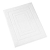 De Witte Lietaer 195205 White Cotton Bathroom Rug 75 x