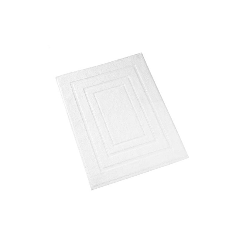 De Witte Lietaer 195205 White Cotton Bathroom Rug 75 x