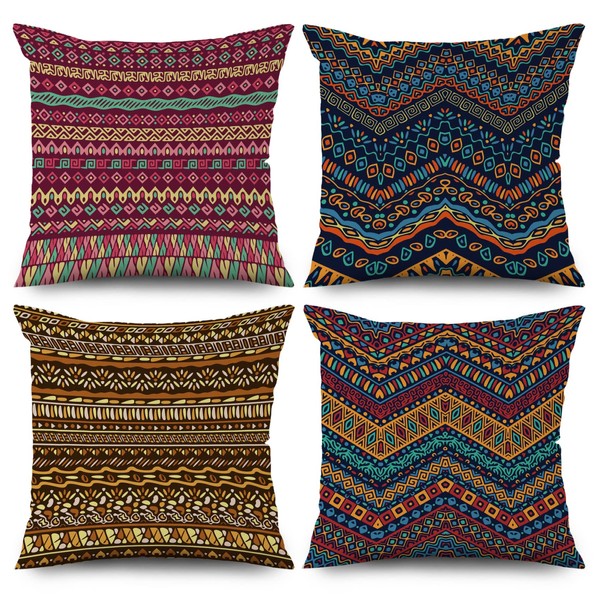 ASDCXZ Boho Cushion Cover 40 x 40 cm Set of