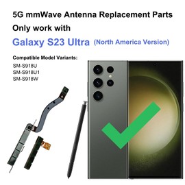 GREEN FUSION for Galaxy S23 Ultra 5G mmWave Antenna Cable Replacement Repair Part, Compatible with S23 Ultra 5G SM-S918U, with Toolkit, Instruction