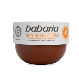 Babaria - Gelatina Bronceadora SPF 15 con Zanahoria y Vitamina E | Protector Solar | Acelerador del Bronceado | Fórmula Antioxidante | Vegano | 300ml