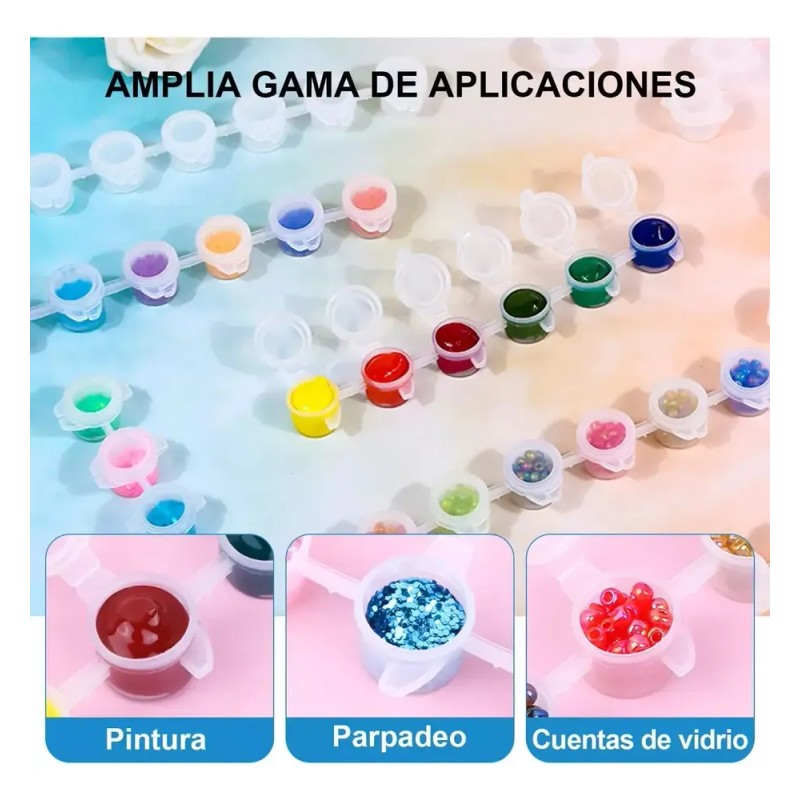 50 Tiras Vacías Para Pintura,tarros De Pintura, Recipientes