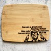 Great Cook Says Trump Charcuterie Bamboo Cutting Board (8"x10")