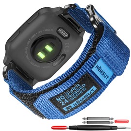 Torbollo Compatible for Garmin Venu 2 / Venu 3 Quick Release Pins, Super Rugged Nylon Sports Strap With Woven Loop Design, 22mm Replacement Strap