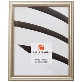 Craig Frames Stratton, 12x16 Picture Frame, Aged Pewter