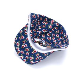 Girls Baseball Sports Sun Cap - Vintage Floral- Navy - Ages 7-12Y- Fashionable, Practical Cap