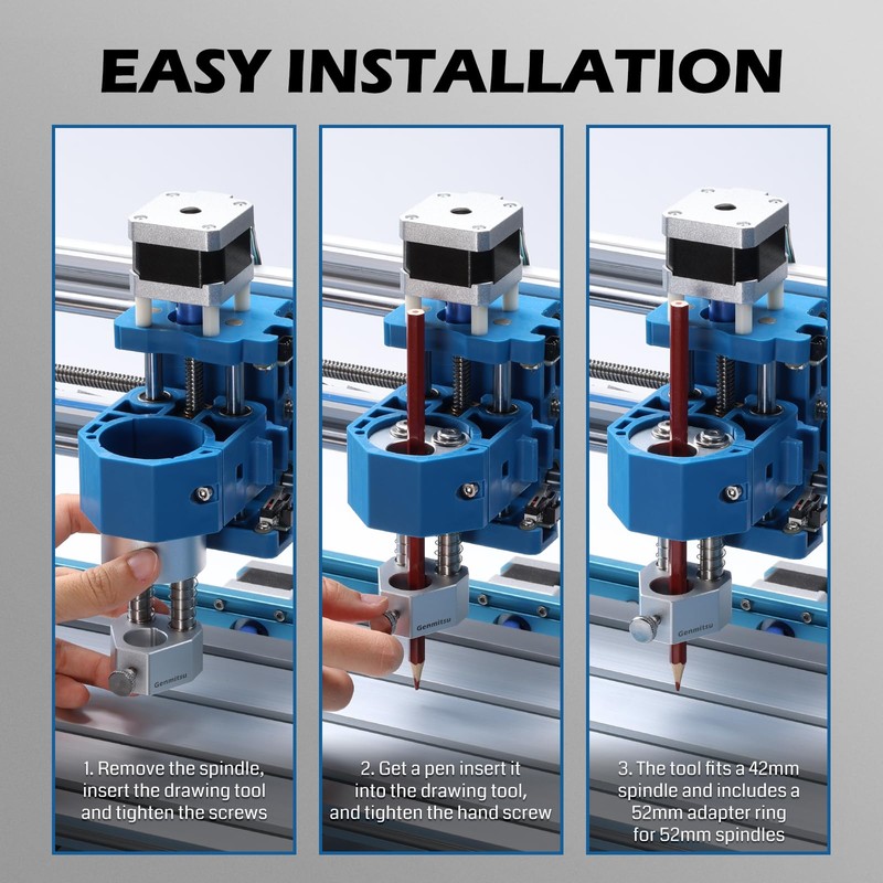 SainSmart Genmitsu CNC Router Drawing Robot Tool, Plotter Handwriting Robot