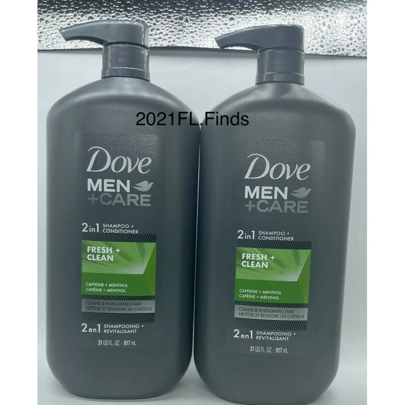 Dove Shampoo Acondicionador Dove Men Fresh Clean 917ml (2 Pack)
