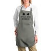 fabulous Premium Kitchen Apron Cat Pets Cute, gray