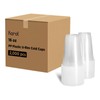 KARAT [1,000-2,000 pcs] Karat PP Plastic U-Rim Cold Cups (95mm)-8.5,12,16,24oz