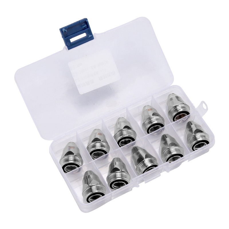 P80 Plasma Cutter Torch Electrode Nozzle Combination Set 20pcs (1.5mm