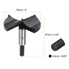HARFINGTON Forstner Drill Bit 3"(76mm) Tungsten Carbide Wood Drilling Bit