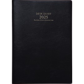 Takahashi No. 931 Notebook, Begins in April 2025, B5, Weekly Desk Diary, Black