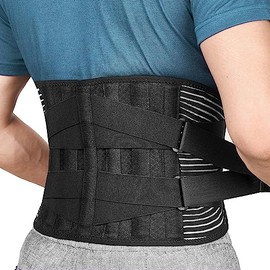Mies' Strong Fixed Waist Support Belt, Supporter, Waist Fixing Belt, Double Compression Type, Easy to Lower Waist, Corset, Compression Lightweight, Thin, Breathable, Unisex (M: Waist Circumference