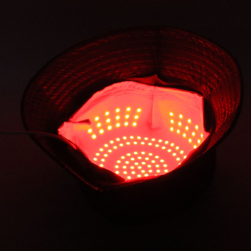 Hair Loss Therapy Cap 186PCS Red Light 5‑12W Growth Physiotherapy