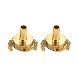 bowarepro Geka Coupling 1/2 Inch Quick Coupling Hose Piece Made of Brass, Geka Quick Coupling 1/2 Inch Hose Nozzle, System Geka Hose Piece with Nozzle 1/2 Inch (13 mm) Pack of 2
