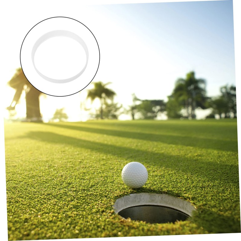 BESPORTBLE Putting Cup Rings Durable Plastic Golf Accessories for Training