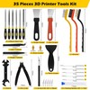 3D Printer Tool Kit, Anglecai 35 Pcs 3D Printer Nozzle