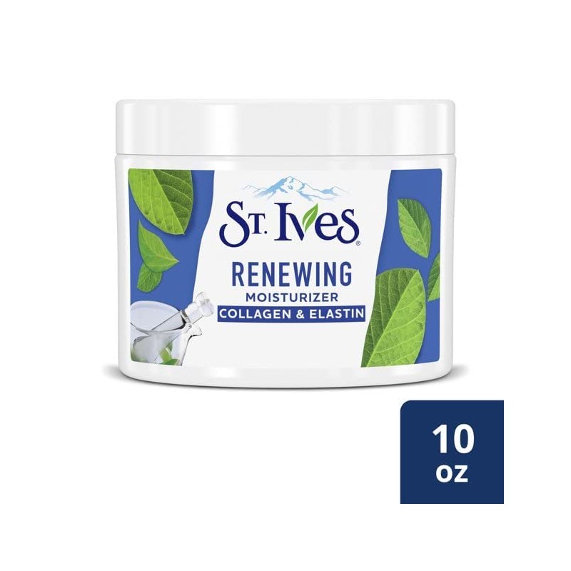 St. Ives Timeless Skin Facial Moisturizer, Collagen Elastin 10 oz,