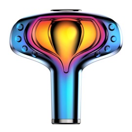 Gomexus T42 Handle Knob, Titanium Supervised by Mr. Yukawa, Dedicated Handle Knob, Comfortable Winding Daiwa (Daiwa) Type S, Shimano Type A, Handle Knob