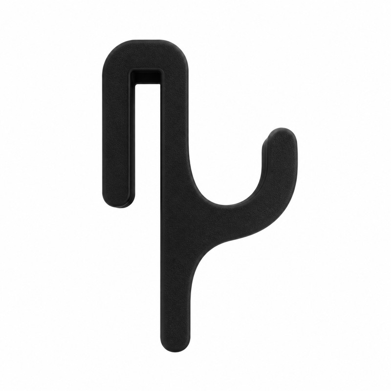 Shower Door Towel Hook for 8mm Glass – PET Door-Mount