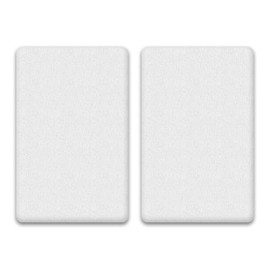 2 Pack Crib Waterproof Mattress Protector | Non-Noisy Super Absorbent | Soft and Non-Allergenic Mattress Protectors Covers (White, 90 x 50 cm)