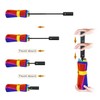Lejorain Large Golf Umbrella Rainbow - Oversized 54inch Double Layer