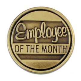 PinMart's Employee of the Month Corporate Recognition Lapel Pin - 25 Pack
